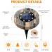 GLIME 8pcs Waterproof Underground Solar Garden Lights GLIME 8pcs Waterproof Underground Solar Garden Lights