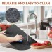 SAWAKE 24pcs Black Felt Place Mats 