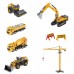 FUNTOK 36Pcs Construction Vehicle Toys