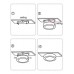 ELFELAND Electroplated Ceiling Light 18W ELFELAND Electroplated Ceiling Light 18W
