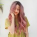 Super Natural Washable Styeable Pink Curly Wig 66cm Super Natural Washable Styeable Pink Curly Wig 66cm