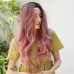 Super Natural Washable Styeable Pink Curly Wig 66cm Super Natural Washable Styeable Pink Curly Wig 66cm