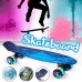 SGODDE 22 Inch Skateboard with Flashing Wheels