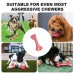 FOCUSPET Non-Toxic Beef Flavor Rubber Teeth Cleaning Toy for Dogs