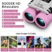 SGODDE 10x22 Waterproof Mini Binoculars with Wide Angle