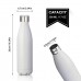 KING DO WAY White Stainless Steel Vacuum Bottle 12H Hot 500ml