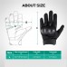 AUDEW Waterproof Touchscreen Motorcycle Leather Gloves Size L AUDEW Waterproof Touchscreen Motorcycle Leather Gloves Size L