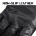 AUDEW Waterproof Touchscreen Motorcycle Leather Gloves Size L AUDEW Waterproof Touchscreen Motorcycle Leather Gloves Size L