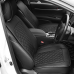 ELUTO Black PU Feather Car Seat Cover ELUTO Black PU Feather Car Seat Cover