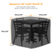 TVIRD Waterproof Protective Garden Furniture Cover 125x125x74cm TVIRD Waterproof Protective Garden Furniture Cover 125x125x74cm