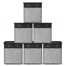 SAWAKE 6Pcs Foldable Storage Baskets