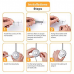 KINGSO 4W LED Flexible Wall Reading Lamp