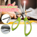 BABAN Stainless Steel Pro Tailor Scissors with Dentate Teeth