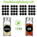 SAWAKE 24Pcs Glass Spice Jars with Shaker Lids SAWAKE 24Pcs Glass Spice Jars with Shaker Lids