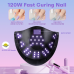 SUN 120W Touche Screen UV LED Nail Lamp Kit