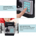 Code Key Lock Piggy Bank for Cash and Coins