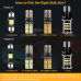 AUDEW 16Pcs Auto Canbus Erro Free Multiple Usage LED Bulbs