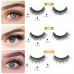 YFM 6 Pairs Waterproof Reusable Magical Eyelash Extension Set
