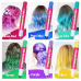 LUCKYFINE 12 Colors Washable Hair Paint Chalk LUCKYFINE 12 Colors Washable Hair Paint Chalk
