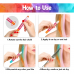 LUCKYFINE 12 Colors Washable Hair Paint Chalk LUCKYFINE 12 Colors Washable Hair Paint Chalk