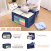 KINGDOWAY 3Pcs Large Storage Bags with Removable Partitions