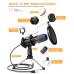 Condenser Microphone with Tripod Stand Pop Filter Omnidirectional Pickup