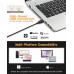 Condenser Microphone with Tripod Stand Pop Filter Omnidirectional Pickup