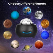 Remote Control Sound Activated Galaxy Projector  with Music Speaker 