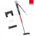 Mini Bicycle Tire Pump with Pressure Gauge Reversible Presta & Schrader